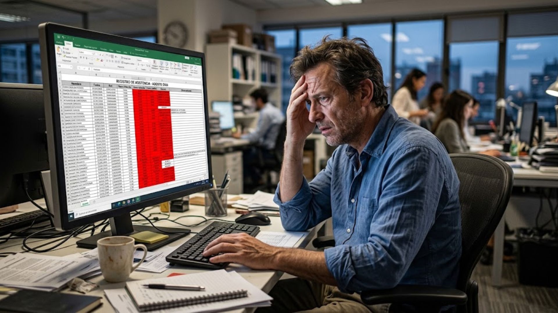 ¿Todavía controlas la asistencia con Excel?El problema no es la planilla. Es la información que llega demasiado tarde.